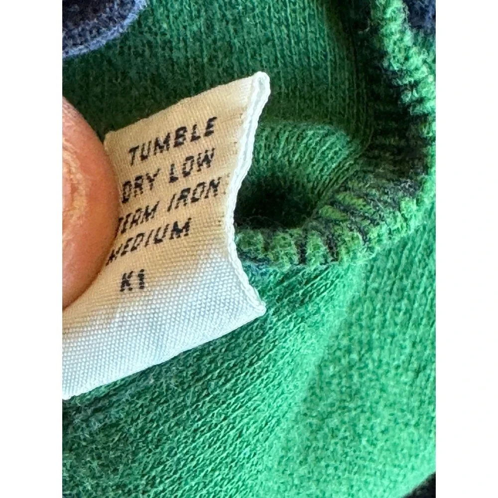 Polo Golf Ralph‎ Lauren Shirt XL Mens Short Sleeve Cotton Wide Strips Blue Green